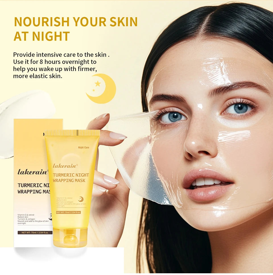 Deep Collagen Mask Peel Off Mask Face Anti Wrinkle Lifting  Skin Care Masks Bio Pack Night Wrapping Woman Overnight Skin
