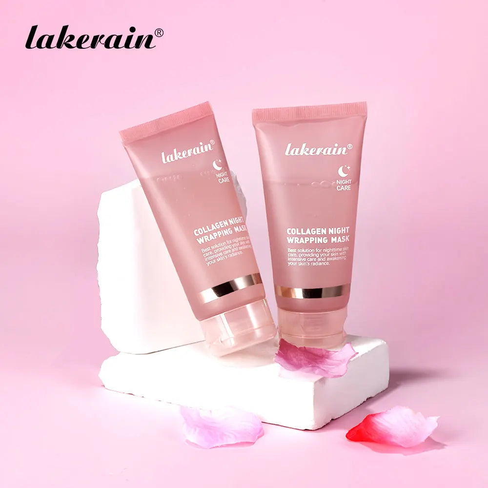 Deep Collagen Mask Peel Off Mask Face Anti Wrinkle Lifting  Skin Care Masks Bio Pack Night Wrapping Woman Overnight Skin